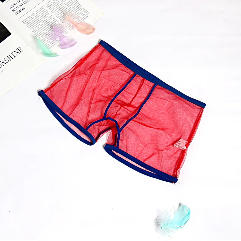 OLOMLB модное ФЛУОРЕСЦЕНТНОЕ крутое Сетчатое Мужское нижнее белье сексуальное