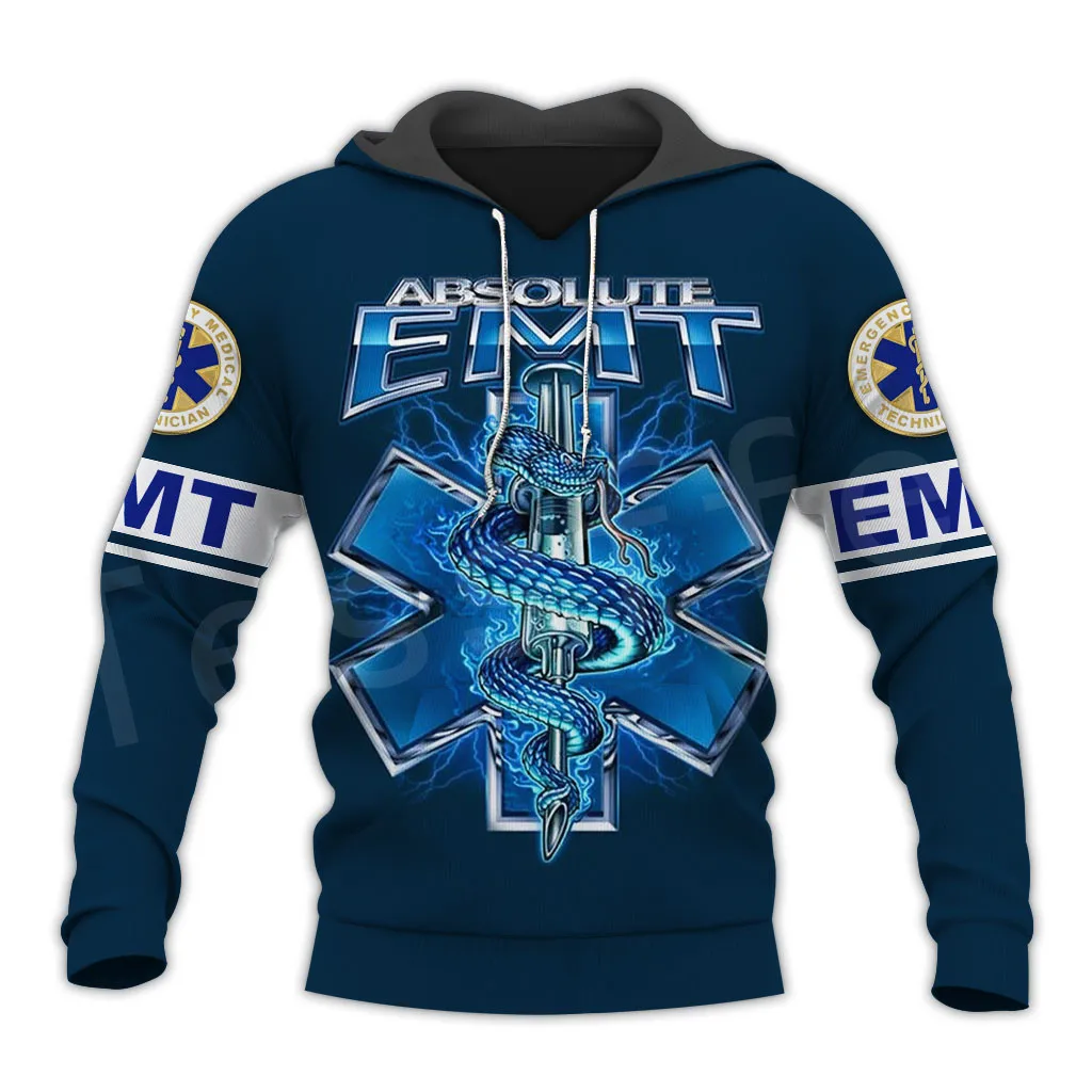 

Экстренная медицинская техника tessвам фонарик с длинным рукавом Повседневная Уличная одежда 3dprint Zip/толстовки/куртка S10