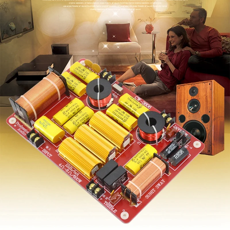 

HOT 600W 3 Way Speaker o Frequency Divider 3 Unit Speaker Crossover for Car Home o System
