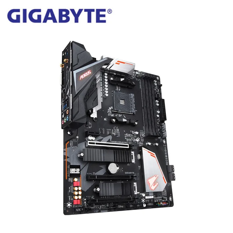 Для GIGABYTE B450 AORUS PRO WIFI системная плата AMD AM4 64GB DVI + HDMI|Материнские платы| |