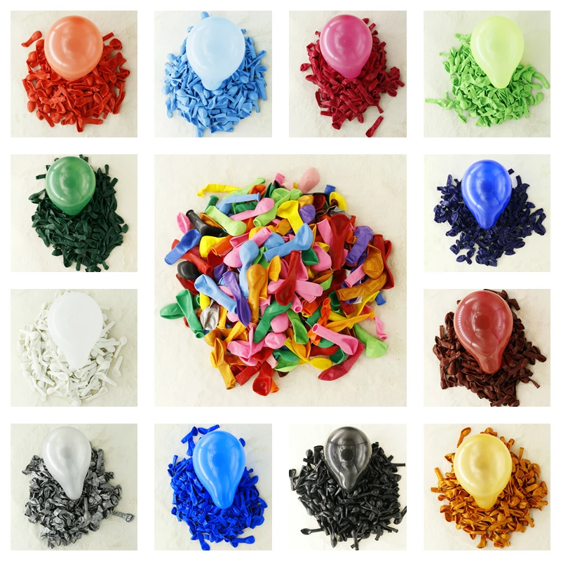 

30/50/100 Pcs 5 Inch Helium Round Latex Wedding Birthday Baby Shower Decoration Balloons Anniversary