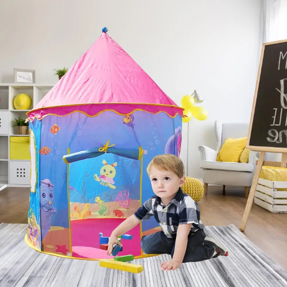 

Baby Tent Toy Folding Tent Children Castle Play House Kid Outdoor Beach Zipper Tent Girls Gifts For Children Bebe