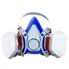 SECTEC 7в1 самовсасывающий фильтр, противогаз, защитная маска для лица, респиратор, маска с активированным углем, анти-Пылезащитная краска, химическая маска