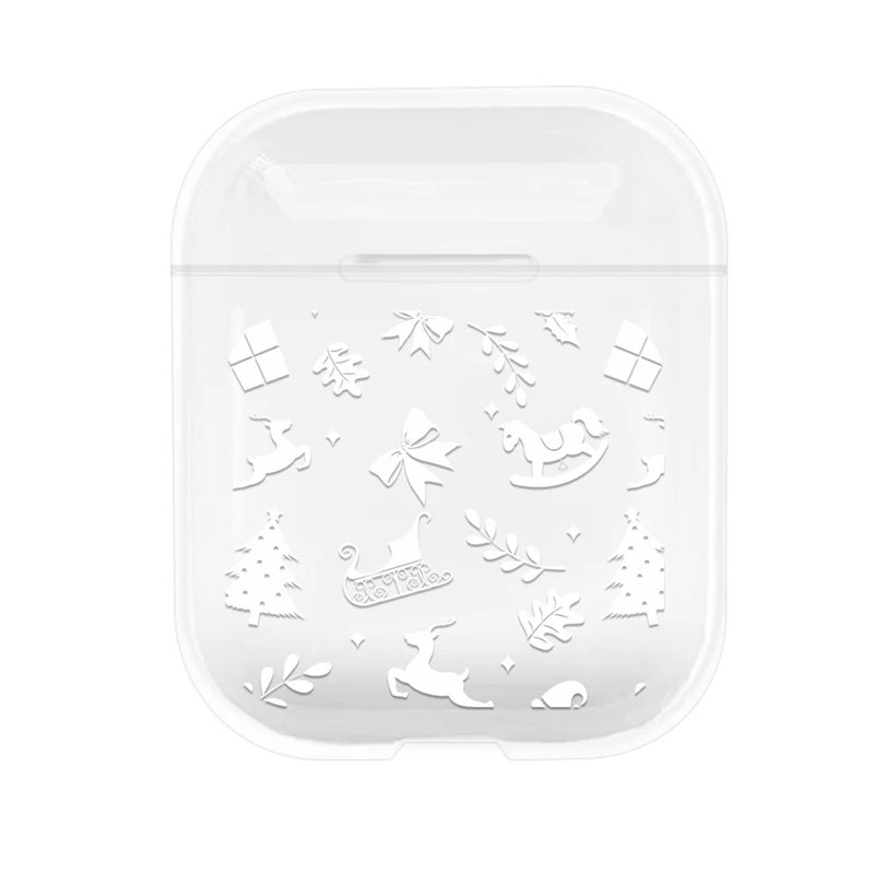 06 Милый мультяшный прозрачный ПК чехол для наушников для AirPods ультра тонкая беспроводная гарнитура защитный чехол для Apple Airpods 2 1 - Цвет: 06