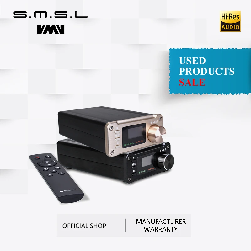 Б/у SMSL SA 50 плюс HiFi Вт AUX оптическая USB диск Портативный Мощность усилитель цифровой