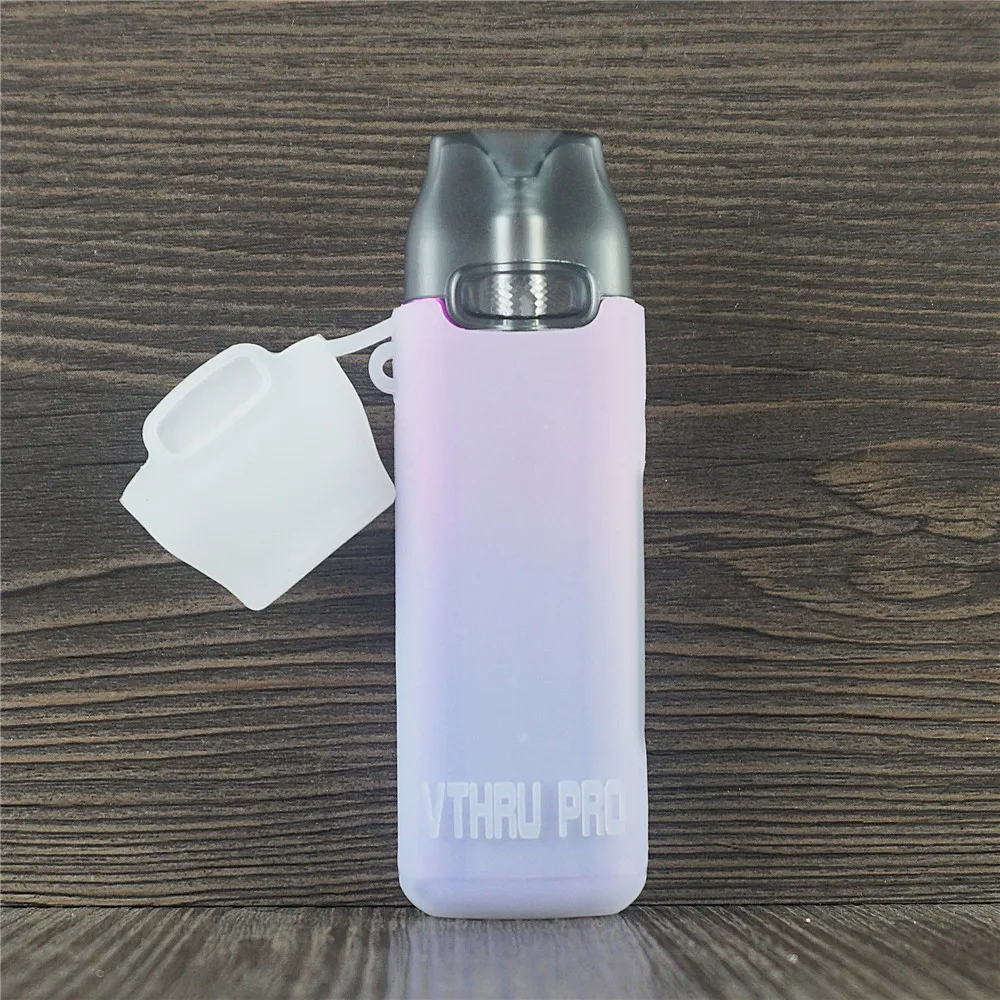 new arrival matte silicone rubber cover bag case for voopoo vthru pro vthru pro black clear hot sale free global shipping
