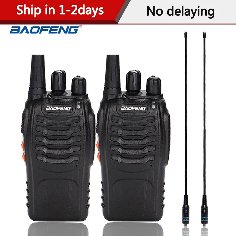 Рация Baofeng BF 888S 2 шт./лот с наушниками UHF 400 470 МГц 16CH|Рации| |