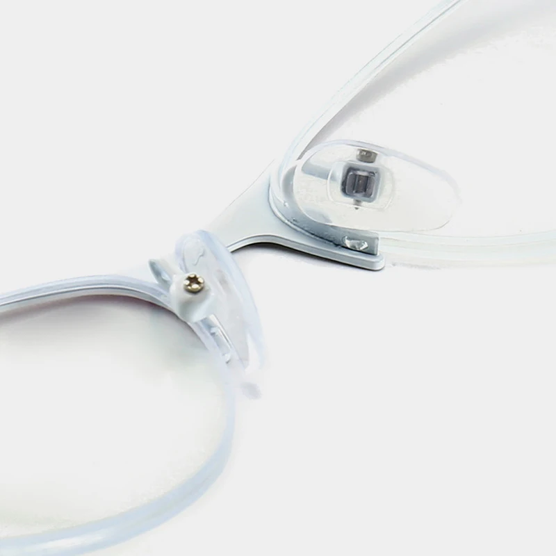 

Seemfly Metal Half Frame Women Cat Eye Glasses Anti Blue Ray Spring Leg Clear Lens Eyeglasses Plain Mirror Female Goggle Eyewear