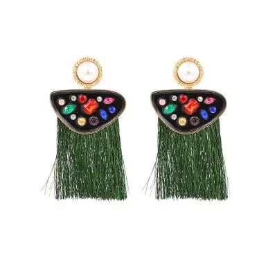 M &amp G новые винтажные серьги-кисточки в стиле бохо яркие серьги ручной работы со