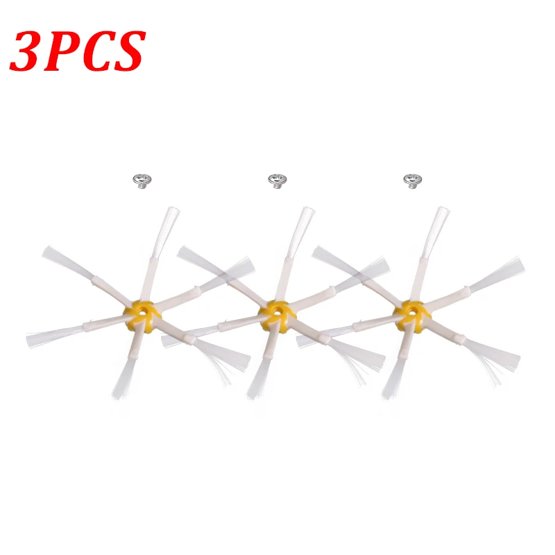 

3PCS 6 Arms Side Brush Replacement for iRobot Roomba 600 700 Series 510 530 550 620 650 760 770 780 Robot Vacuum Cleaner Parts