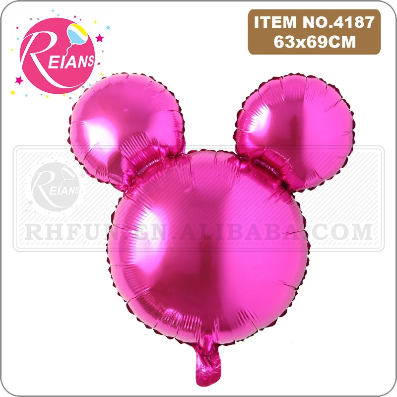 

Giant Cartoon Mouse Head Foil Balloon Kids Birthday Party Decoration Baby Shower Supplies Inflatable Cartoon air ball globos