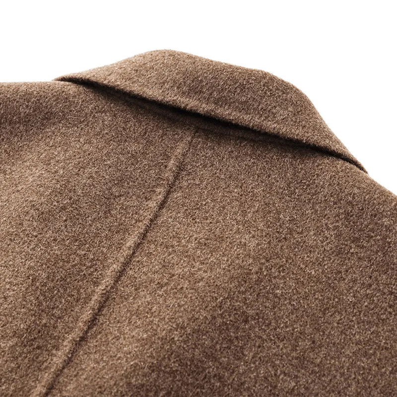 100%Wool Coat Autumn Winter Jacket Men Double-side Woolen Mens Jackets and Coats Windbreaker Long BDF-1800002 MY1899 | Мужская одежда