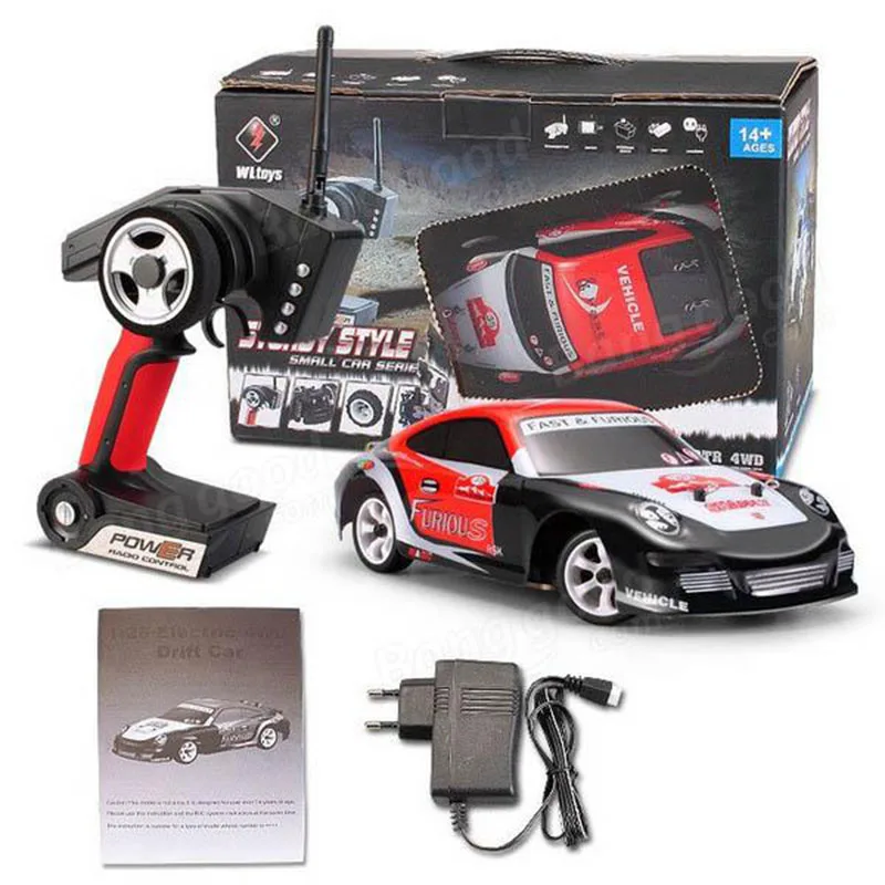WLtoys K969 1/28 2 4G 4WD 30 км/ч высокоскоростная радиоуправляемая Автомобильная игрушка 4