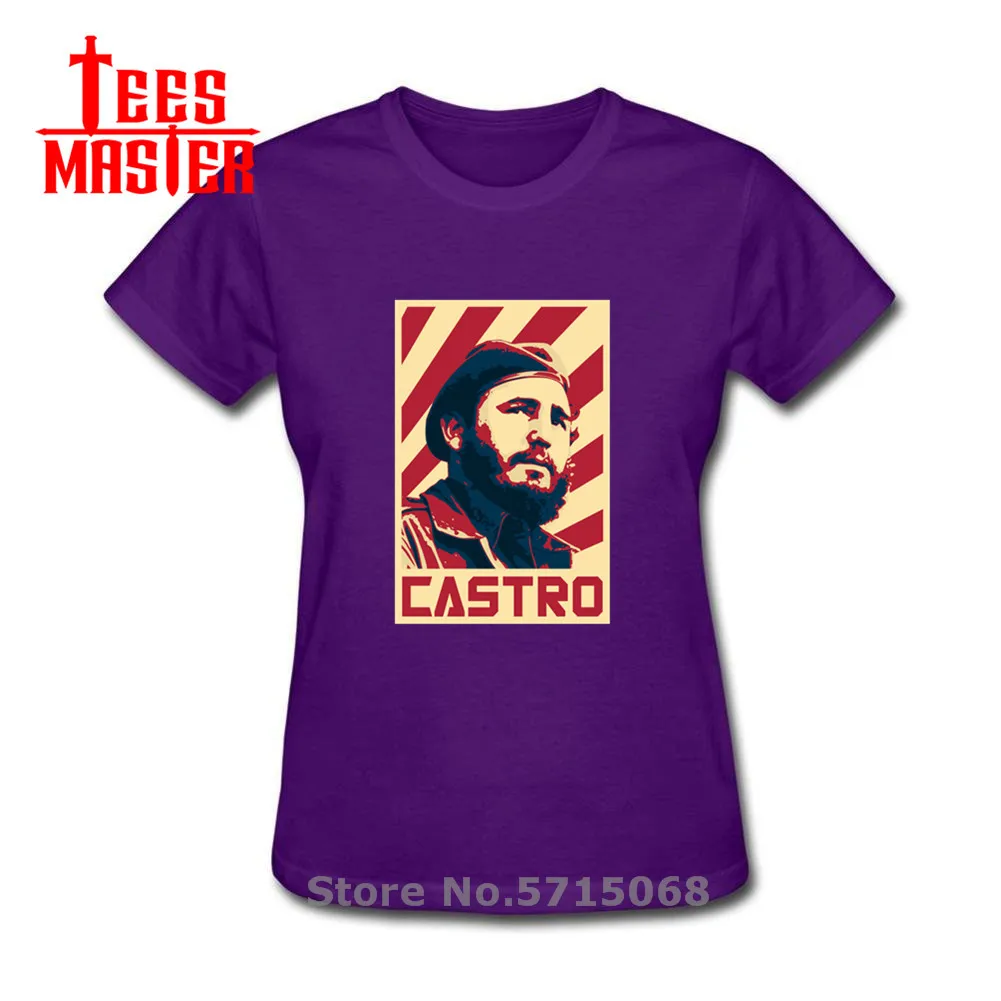 Новая женская футболка с кубинской фиделей Кастро 2020 Трикотажные изделия