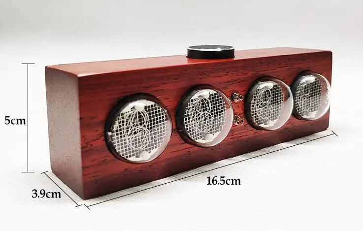 NIXIE часы в-4 светящаяся трубка часы цифровые часы груша blosso древесины tubularbell полноцветный светодиодный подсветка, уникальный ручки деятельности IN4