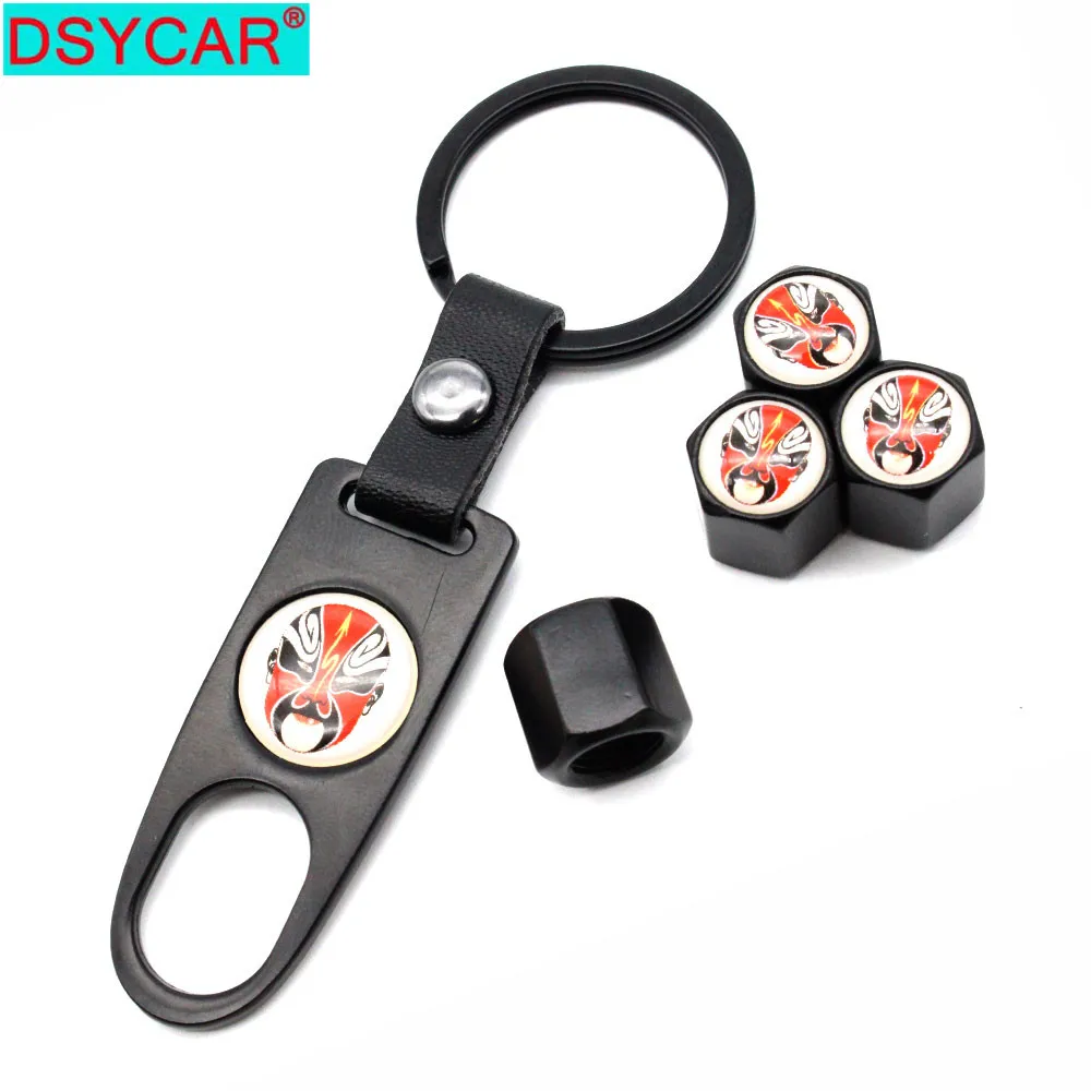 DSYCAR 4 шт. цинковый сплав Противокражные колпачки для автомобильных колес