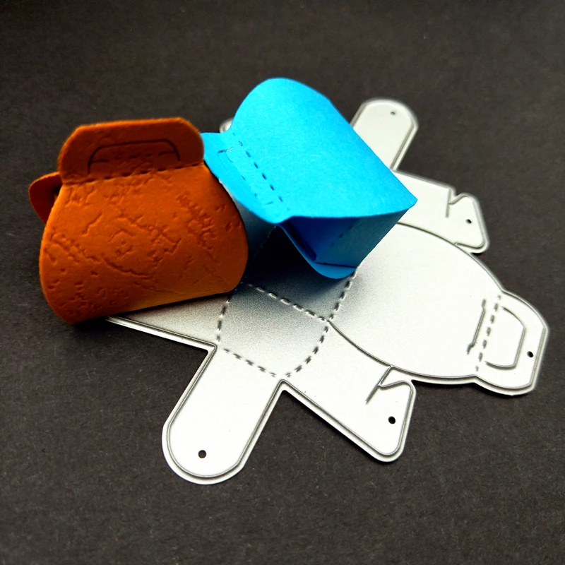 

YINISE Metal Cutting Dies For Scrapbooking Stencils Box BAG DIY PAPER Album Cards Decoration Embossing Folder CRAFT Die CUT Cuts
