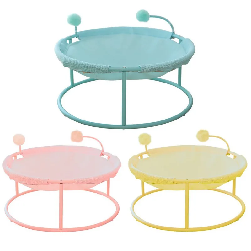 

Summer Pet Hammock Cat Fun Leisure Deck Chair Steel Frame Bed Moisture-Proof Detachable And Washable Sleeping Nest New Style