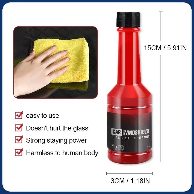 

Car Windshield Cleaner Powerful Decontamination Foam Liquid 150ml Car Cleaning Accessory SANA889