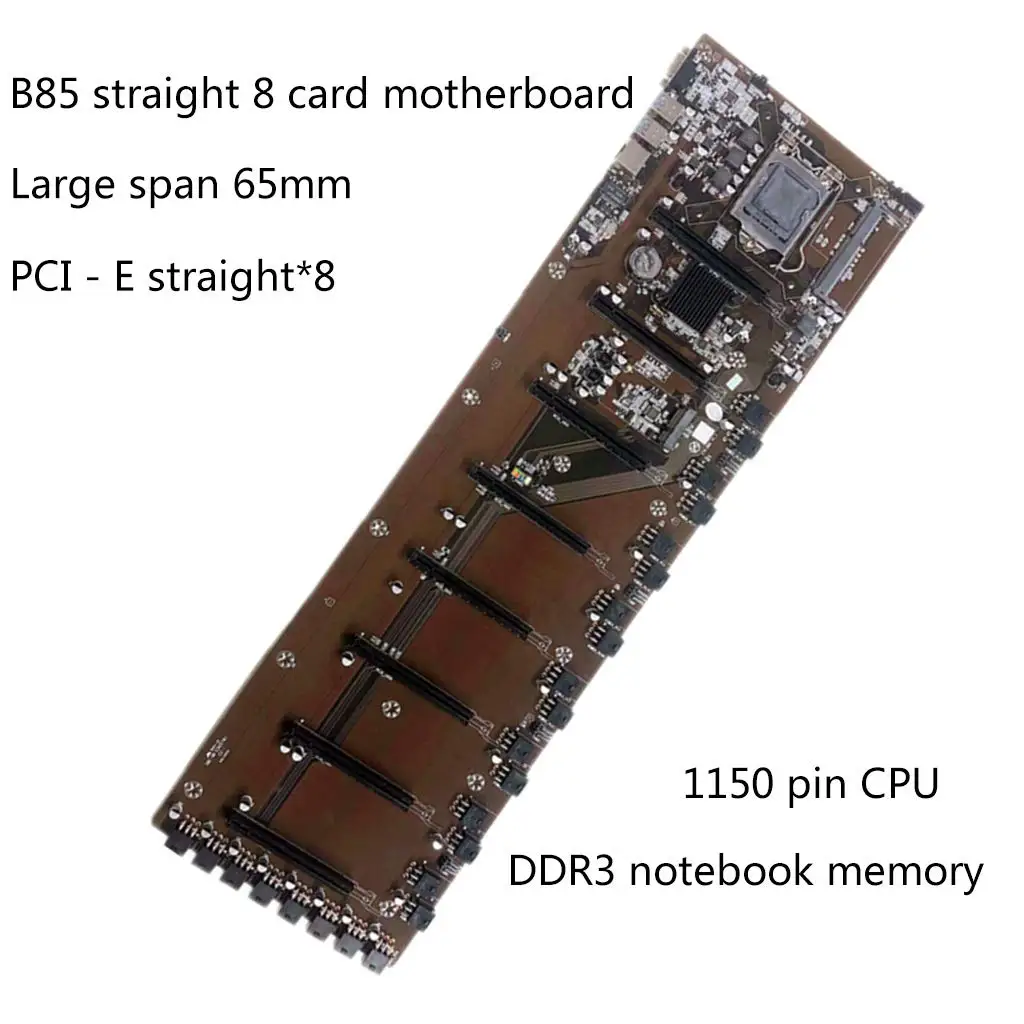 Семейная материнская плата для майнинга VGA 8PCIE 16X 1150 Pin поддержка ЦПУ DDR3 ПАМЯТЬ LAN