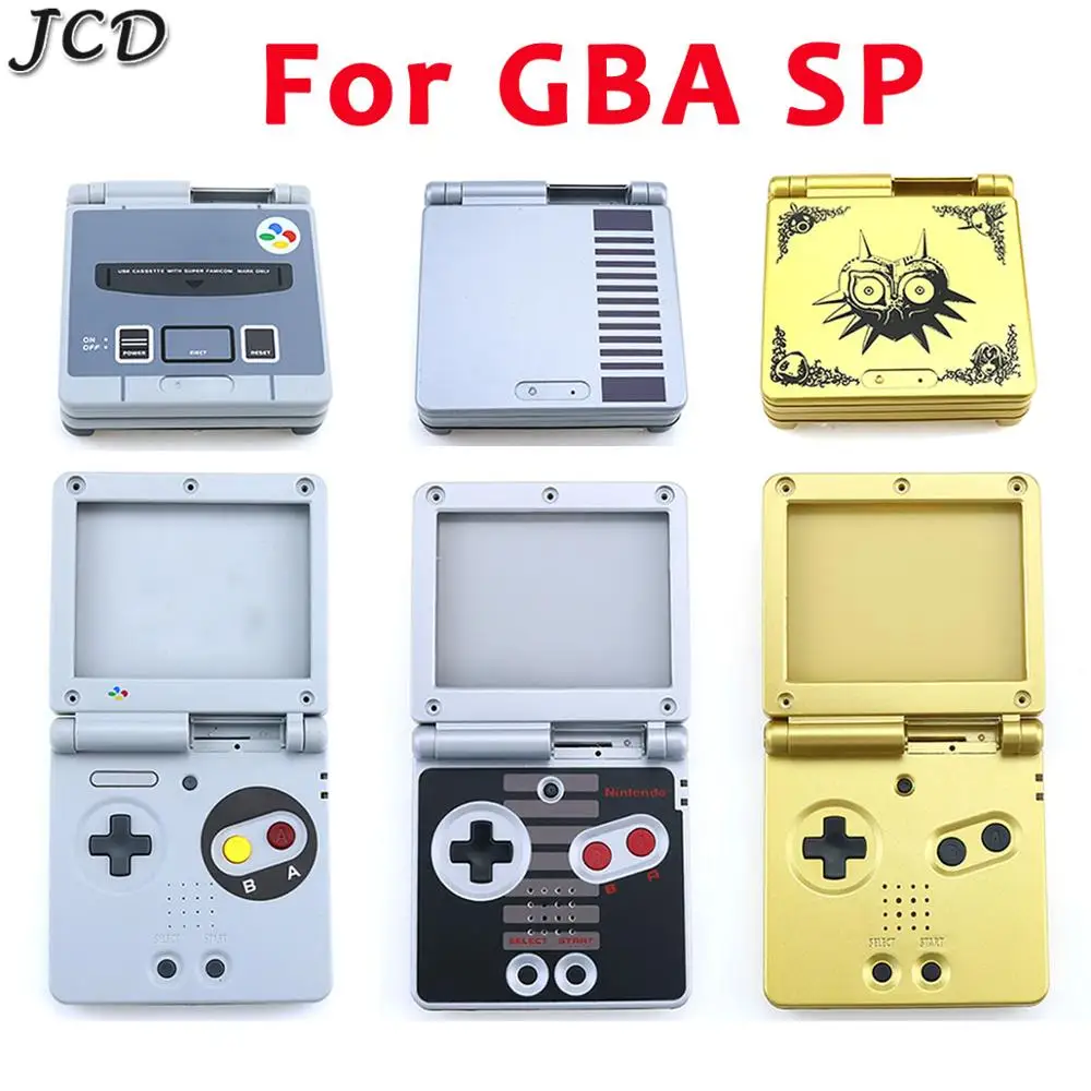 JCD новые Ограниченная серия полная Корпус корпус сменная часть для Nintendo Advance SP GBA