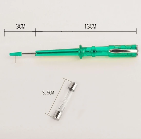 

Auto Car Light Circuit Tester Lamp Voltage DC 6V 12V Copper Test Pen Detector Probe Light System Test Probe Lamp Diagnostic Tool