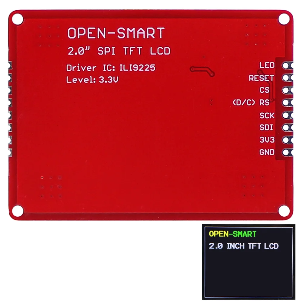 3 В 2 0 &quot176*220 серийная плата SPI TFT LCD экран модуль с SMD контактами для Arduino Nano Pro Mini UNO R3