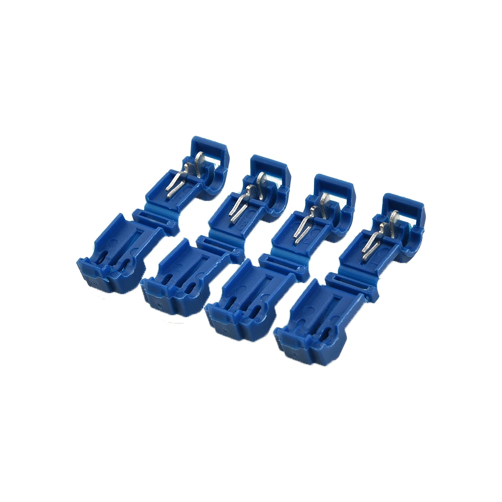 

50Pcs Set Quick Splice Lock Wire Crimp Terminal & Electric Cable Connector For 1.5-2.5 Power Cord Wire Connection