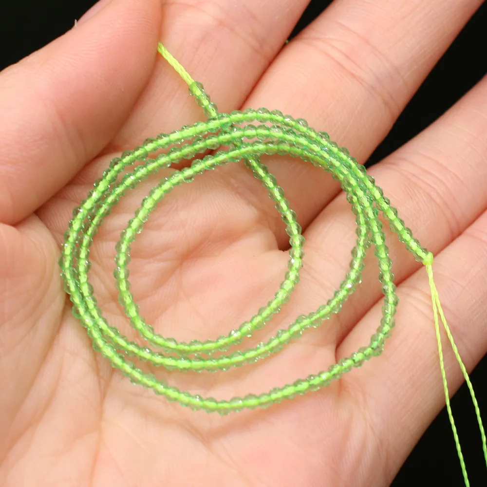

Beads Exquisite Natural Semi-Precious Stones Spinel light Green Loose Bead for Women Jewelry Making DIY Bracelet Necklace
