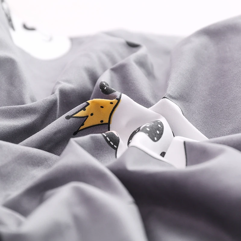 Домашний текстиль с изображением мультфильма постельное белье пандами