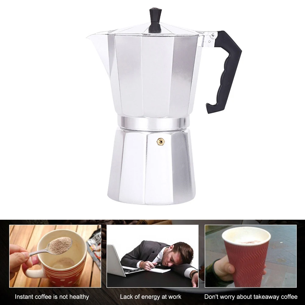 Кофеварка Moka Percolator алюминиевый кофейник для приготовления мокко