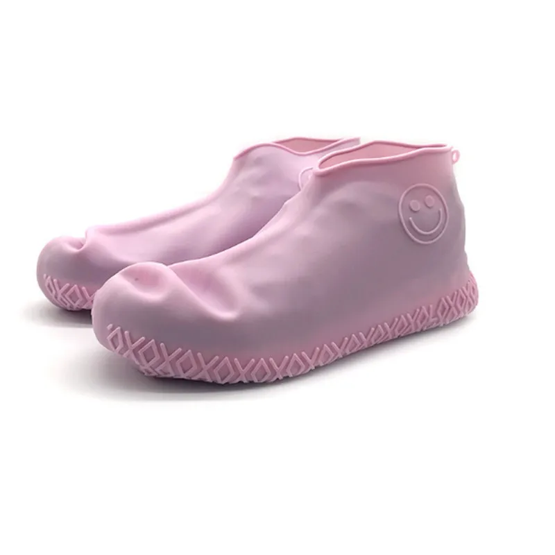 Reusable Waterproof Overshoes Cute Solid Color Shoe Covers Shoes Protector Children's Rain Cover For | Обувь