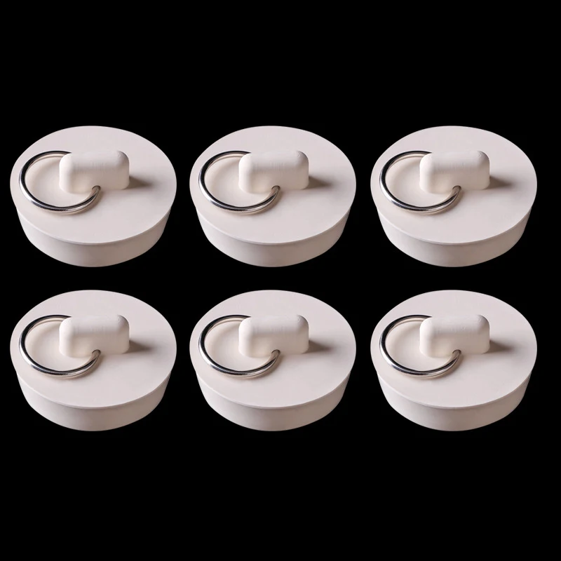 Резиновая непротекающая пробка для раковины кухни ванны круглая напольная слива