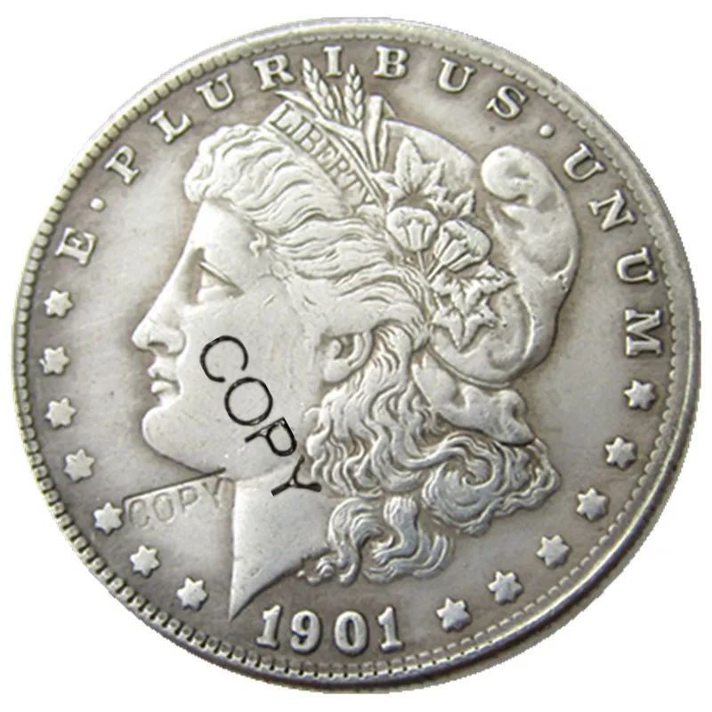 

Монеты США 1901-S Morgan копия доллара посеребренные монеты