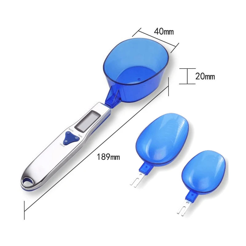 Kitchen Digital Scale Spoon LCD Display Electronic Measuring Scales with 3 Detachable Weighing for Tea Medicine 500g/0.1g | Дом и сад