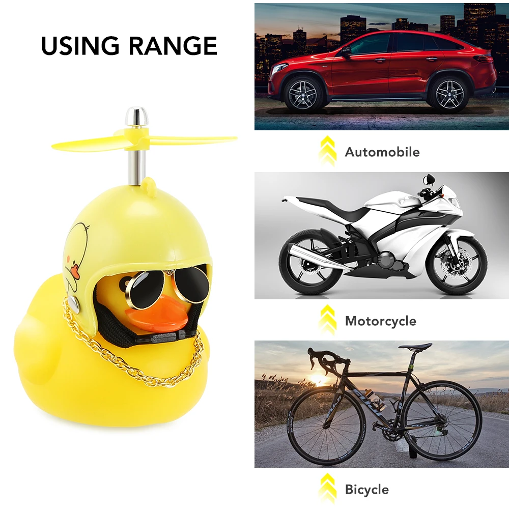Автомобильная утка с шлемом и сломанным ветром маленькая Желтая для Volkswagen Polo Golf
