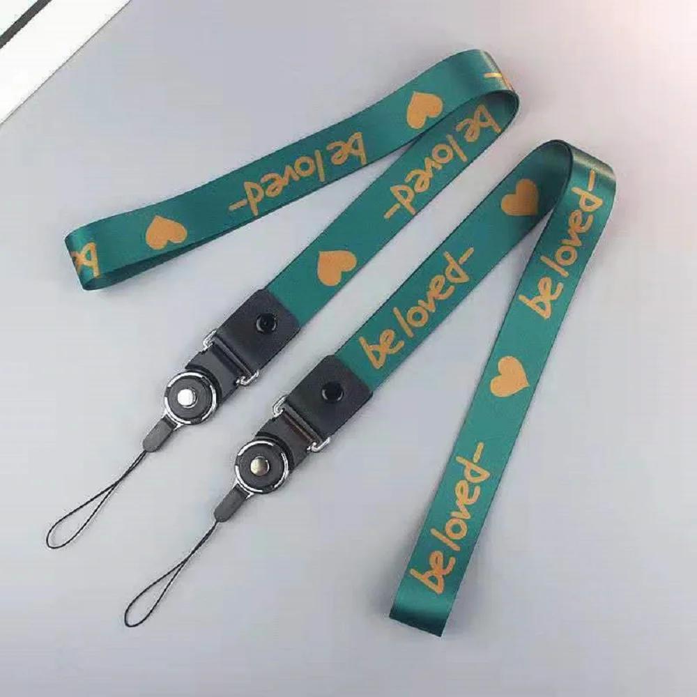 

BeLove Avocado Green Mobile Phone Lanyard Female Mobile Phone With Hanging Neck Mobile Phone Chain Fashion Wild Phone Chain