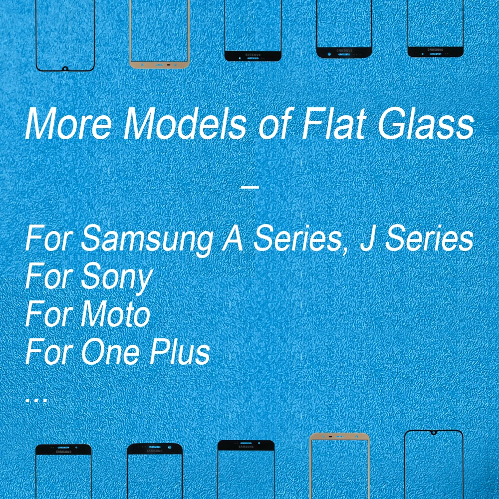 

FORWARD High Quality Flat Glass For Samsung J25/ J2 J530/J5Pro J8 LCD Display Panel Screen Glass Replacement Front Cover