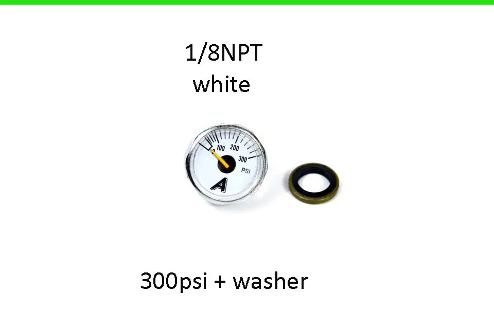 PCP Пейнтбол ВВС высокого давления Манометр 300psi/600psi/1000psi/1200psi