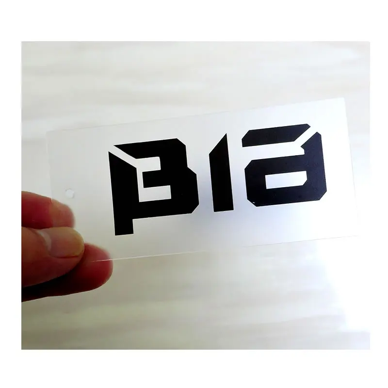 

custom printed logo pvc swing tag