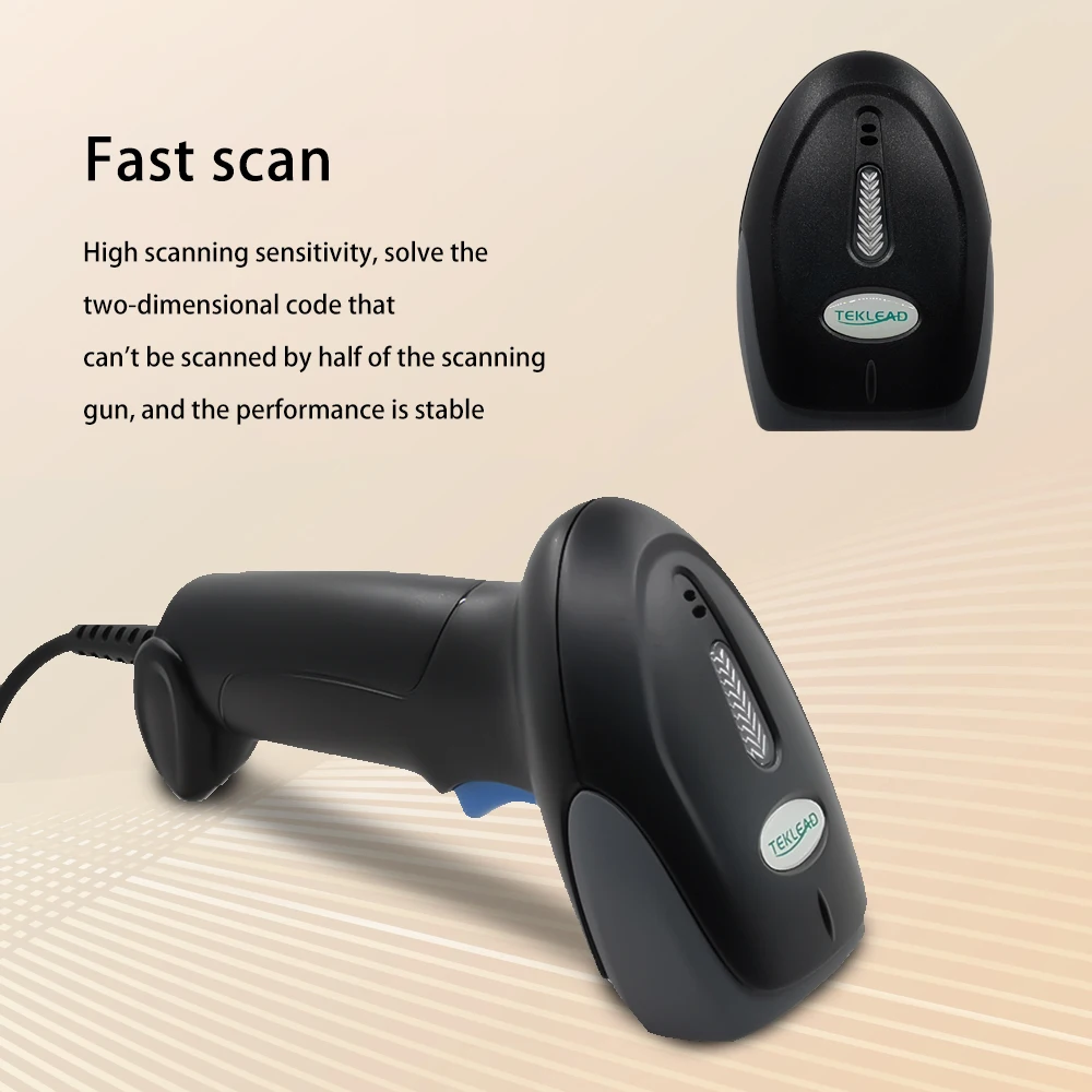 Фото USB проводной CCD 2,4G Bluetooth сканер штрих-кода автоматическое сканирование 1D 2D QR-считыватель штрих-кода для мобильной оплаты №1