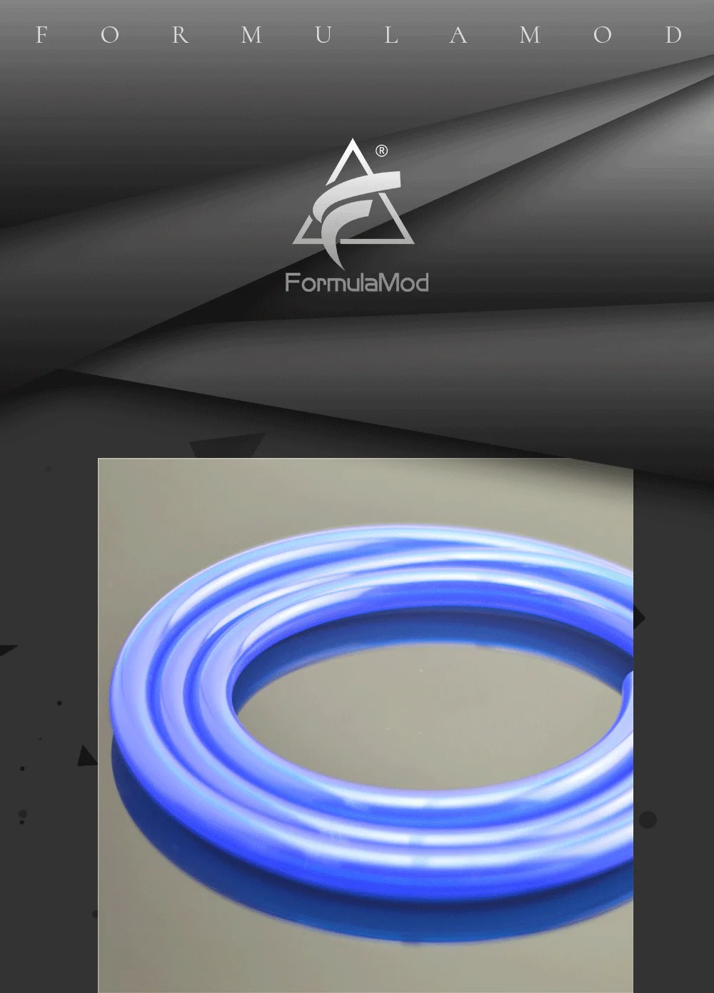 FormulaMod Fm-3FHG, 3/" ID* 5/8" OD 10x16 мм мягкие трубки, для строительства трубопровода системы водяного охлаждения, 1 метр/шт