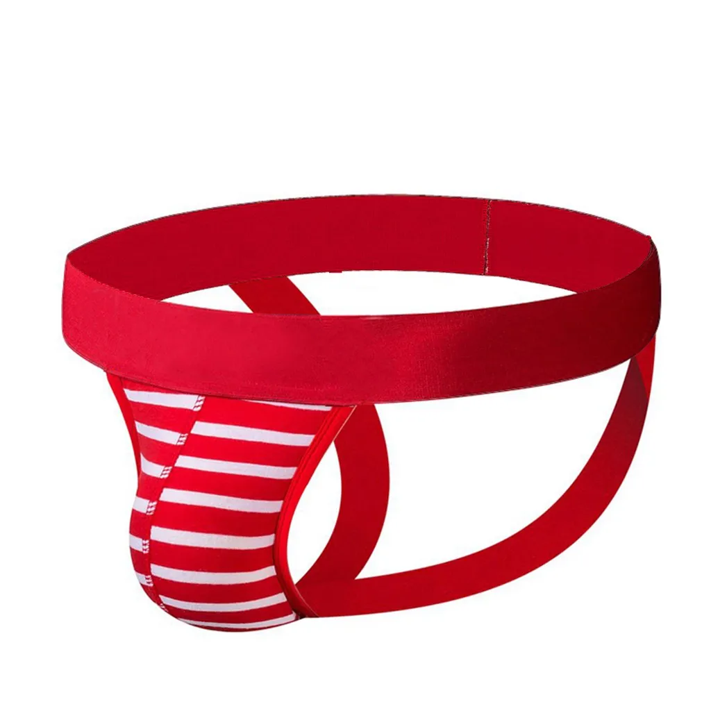 Womail дышащее нижнее белье мужские трусы в полоску с принтом сексуальное для