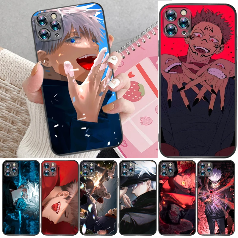 

Jujutsu Kaisen Satoru Gojo Sukuna Yuji Itadori Fushiguro Megumi Phone Case For iPhone 6 6S Plus 7 8 Cases Coque Back Cover