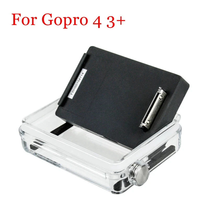 Package Для GoPro BacPac Внешний ЖК-дисплей монитор+ Водонепроницаемый чехол задняя крышка для Go Pro Hero 4 3+ не сенсорный задний экран аксессуар - Цвет: Package
