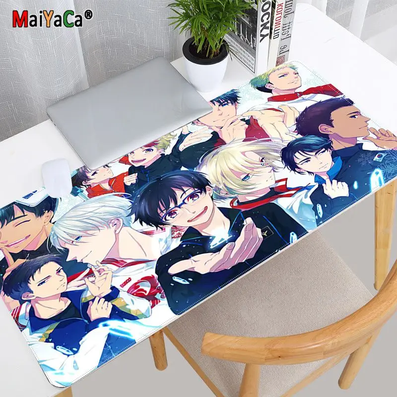 

MaiYaCa Yuri on Ice Your Own Mats Office Mice Gamer Soft Mouse Pad Size for CSGO Game Player Desktop PC Computer Laptop