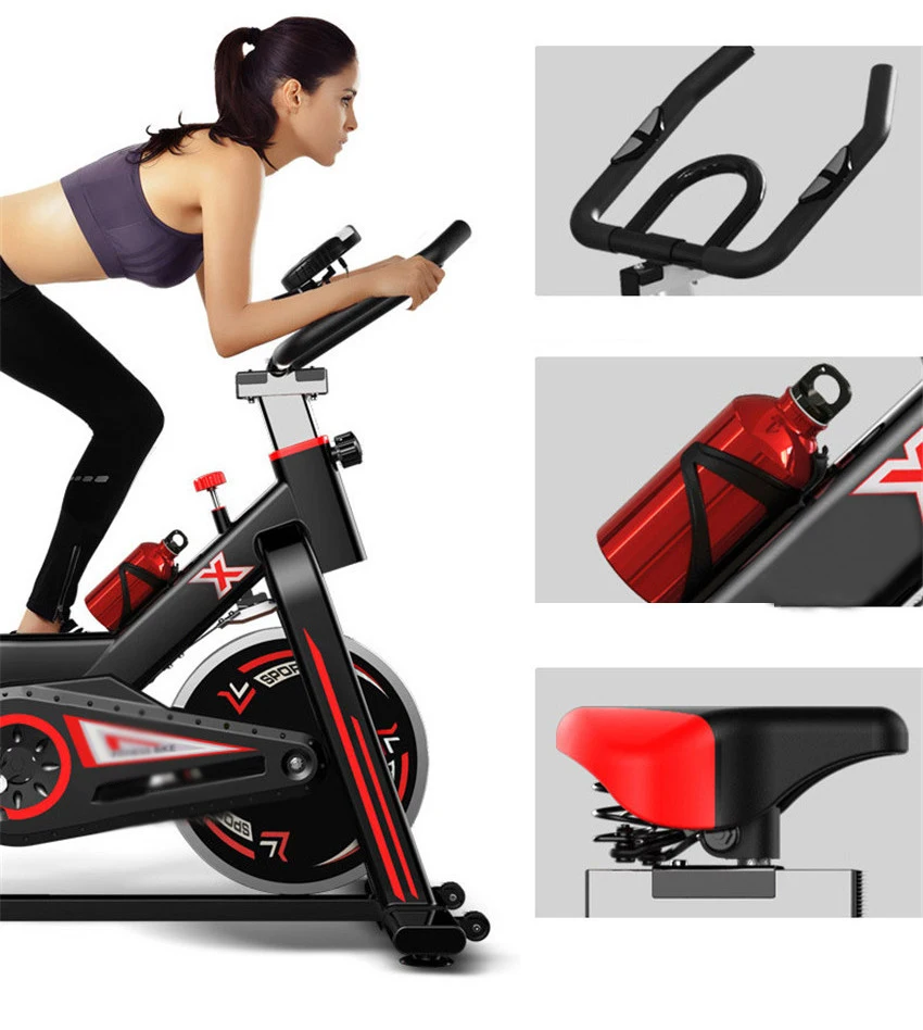Indoor Cycling Bike Home Sport Trainer Speed Resistance Mute Smart Exercise Bike Lose Weight Fitness Equipment Load 250kg