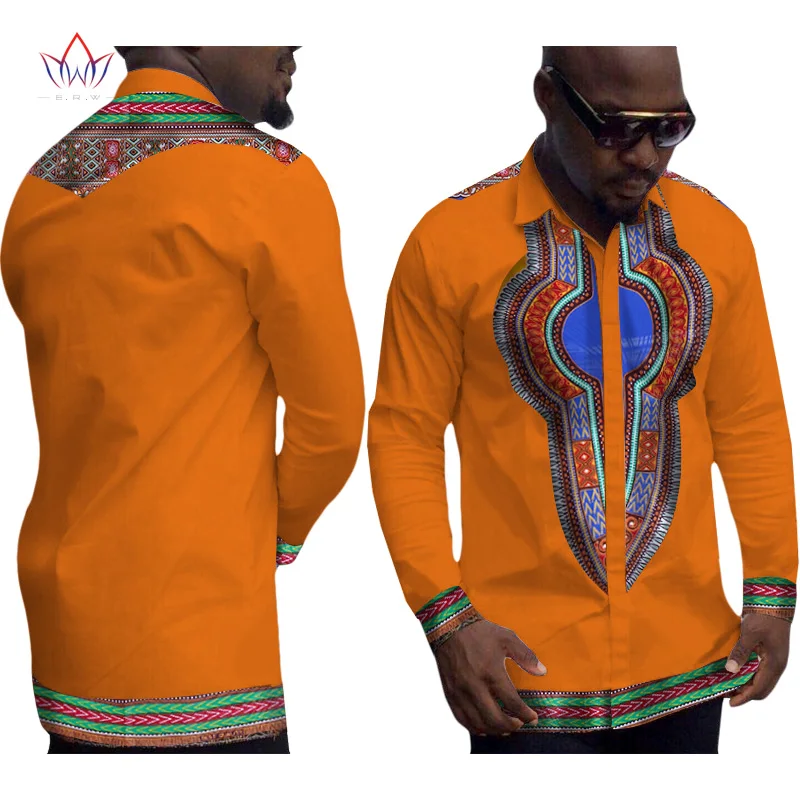 

Африканская одежда для мужчин, мужская классическая рубашка, Дашики, Мужская брендовая одежда, белая рубашка с длинным рукавом, мужская мод...