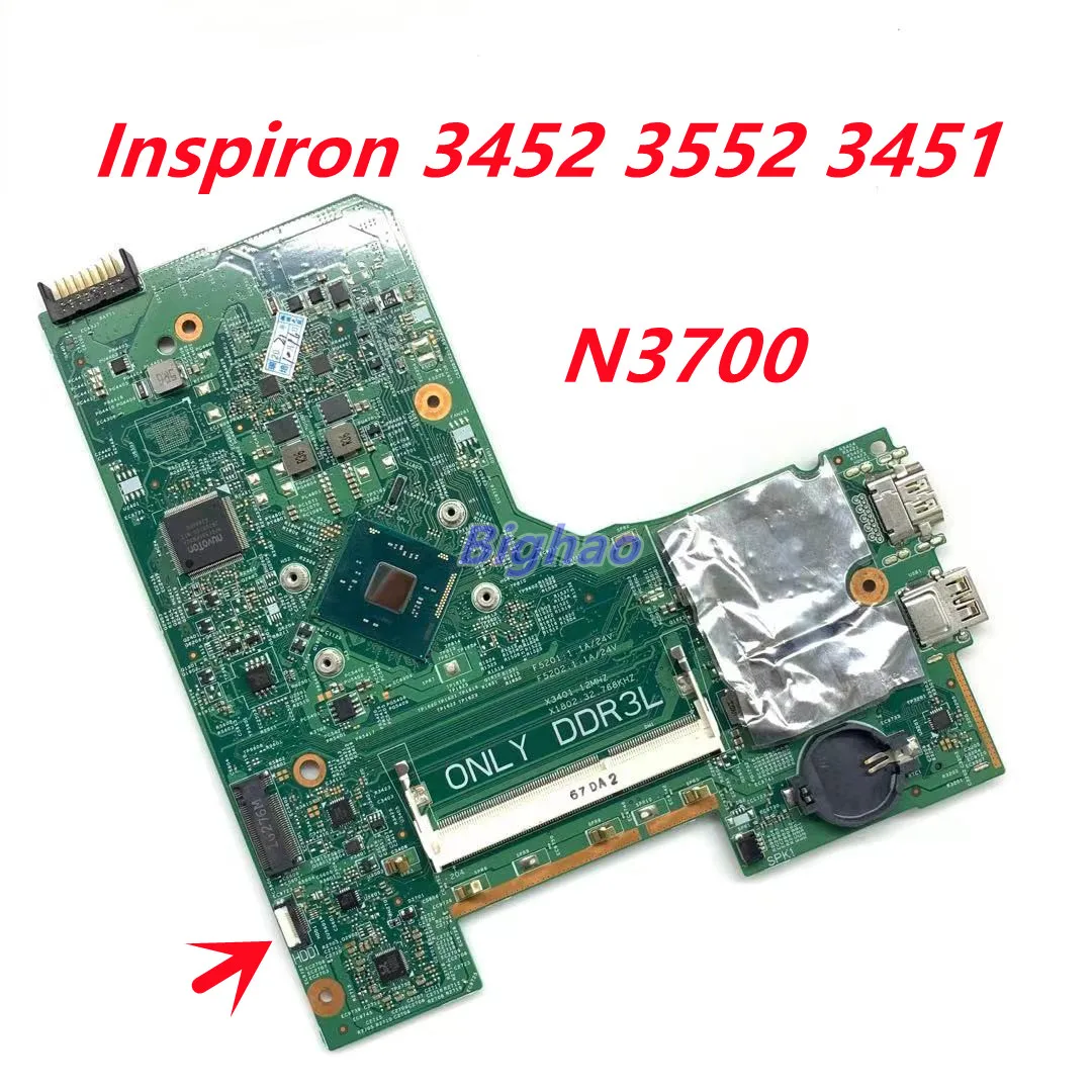 CN-0W216V 0JX7F0 для DELL Inspiron 3452 3552 3451 Материнская плата ноутбука 14279-1 PWB:896X3 с INTER N3700 DDR3 Материнская плата