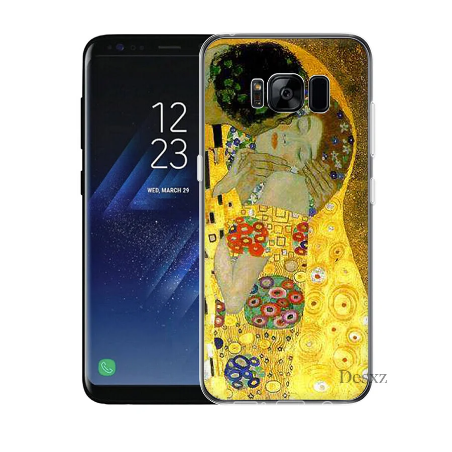 Чехол КРЫШКА ДЛЯ samsung Galaxy A3 A5 A6 A8 A9 A10 A20 A30 A40 A50 A60 A70 поцелуй картина Густава Климта